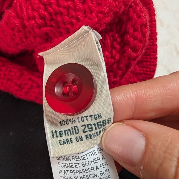 L.L Bean 100% cable knit button down cardigan - Picture 8 of 10